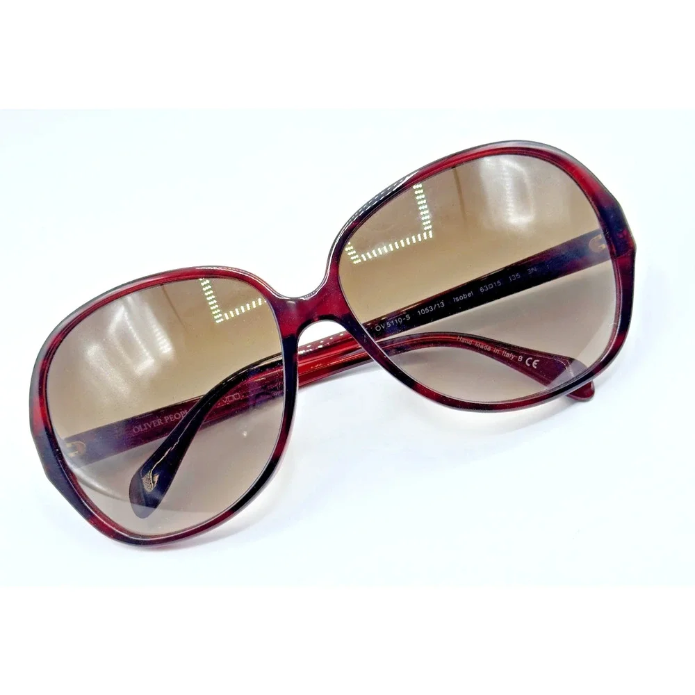 Oliver Peoples Sunglasses ISOBEL OV5110S 1053 Burgandy Butterfly Brown Gradient